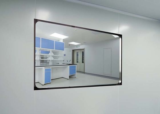 Beli Panel Tampilan 5mm Lantai Ganda Kaca Tempered Clean Room Windows online manufacture