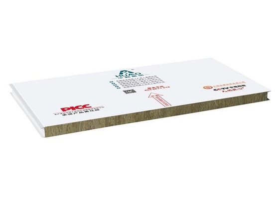 Beli GMP Standar Isolasi Termal Panel Sandwich Rock Wool Untuk Pencegahan Kebakaran online manufacture