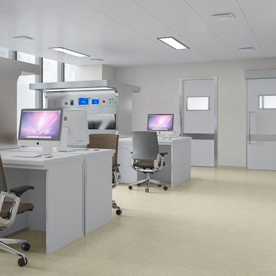 Beli Clean Room Vinyl Flooring Anti Static, PVC komersial Vinyl Sheet Flooring Roll online manufacture