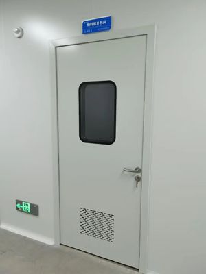 Beli Isolasi termal Baja Kamar Bersih Pintu Ayunan Rumah Sakit Modular Tunggal Pintu Keamanan online manufacture