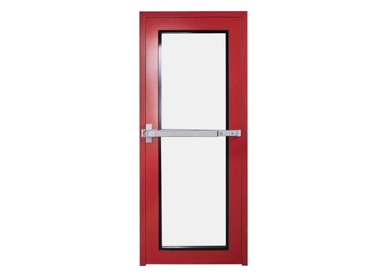 GMP Standar Metal Emergency Exit Door Desain Single Leaf Dengan Kunci Keamanan
